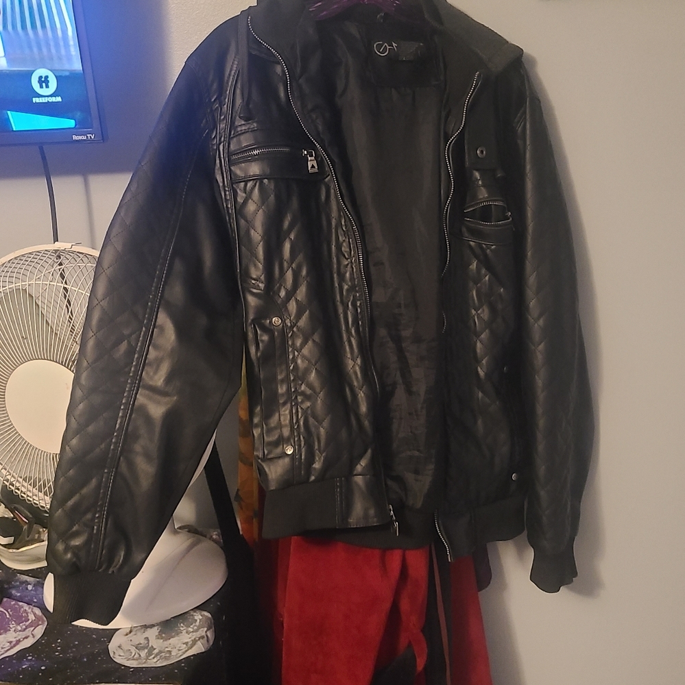 Leather jacket